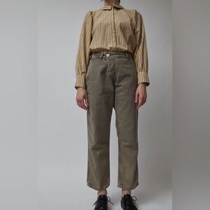Emma Rothkopf Cross Front Hunting Pant $310 Size 8 Gray Green Pants